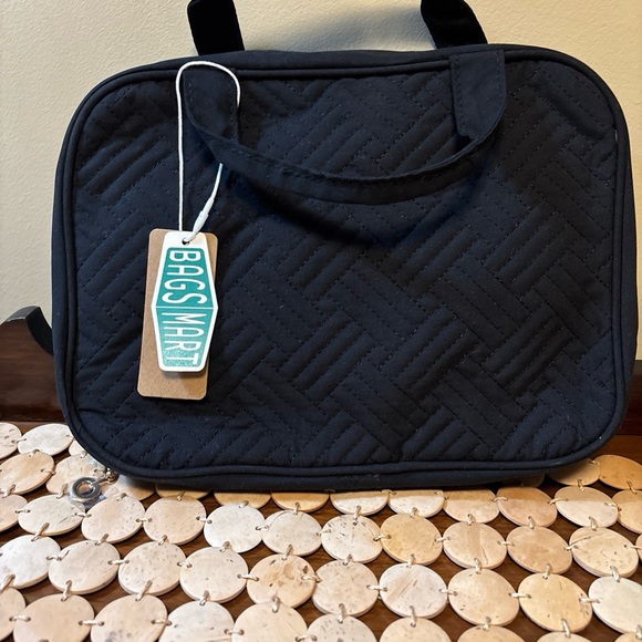 Bagsmart black Quilted Cosmetic Bag - Picture 2 of 8